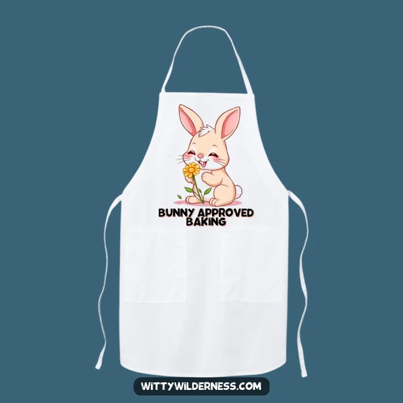 Funny Bunny Flower Apron: Cook with Garden Cheer, a Delightful Funny Gift