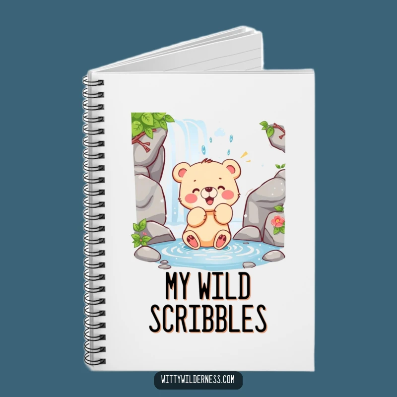 Funny Bear Cub Notebook: Playful Thoughts, Perfect for Notes & Gifts