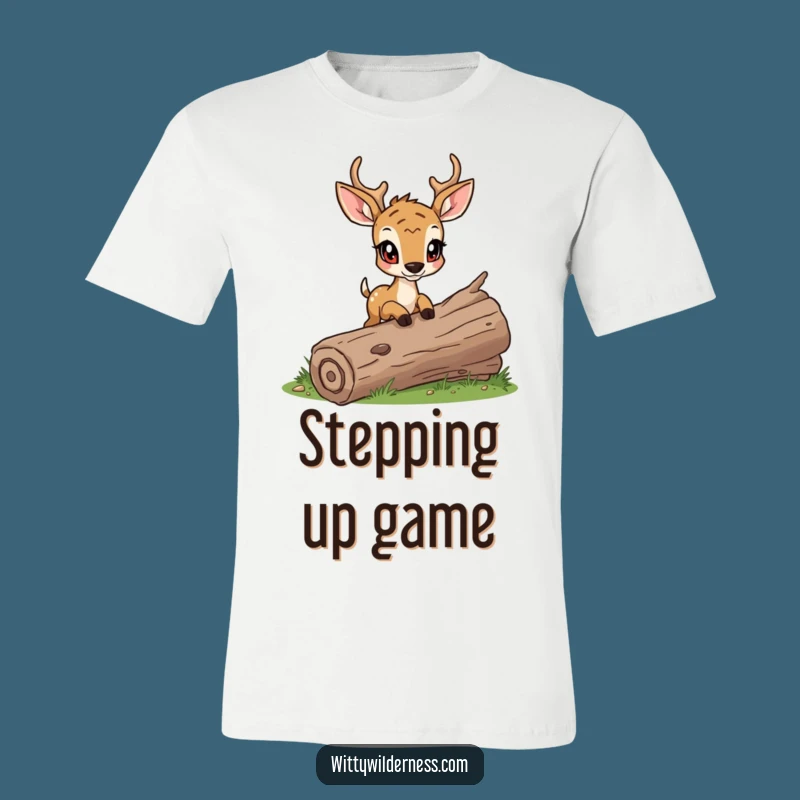 Funny Deer T-Shirt: Determined Steps, Woodland Wanderer, Hilarious Gift